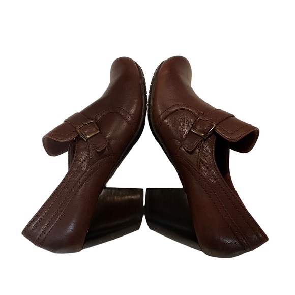 Bare Traps Women’s Hayden Brown Leather Slip on Booties/Clog Shoe. Size 11M - Picture 10 of 12